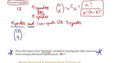 Combination (Combinatorics & Probability) Cards Word Problem #7