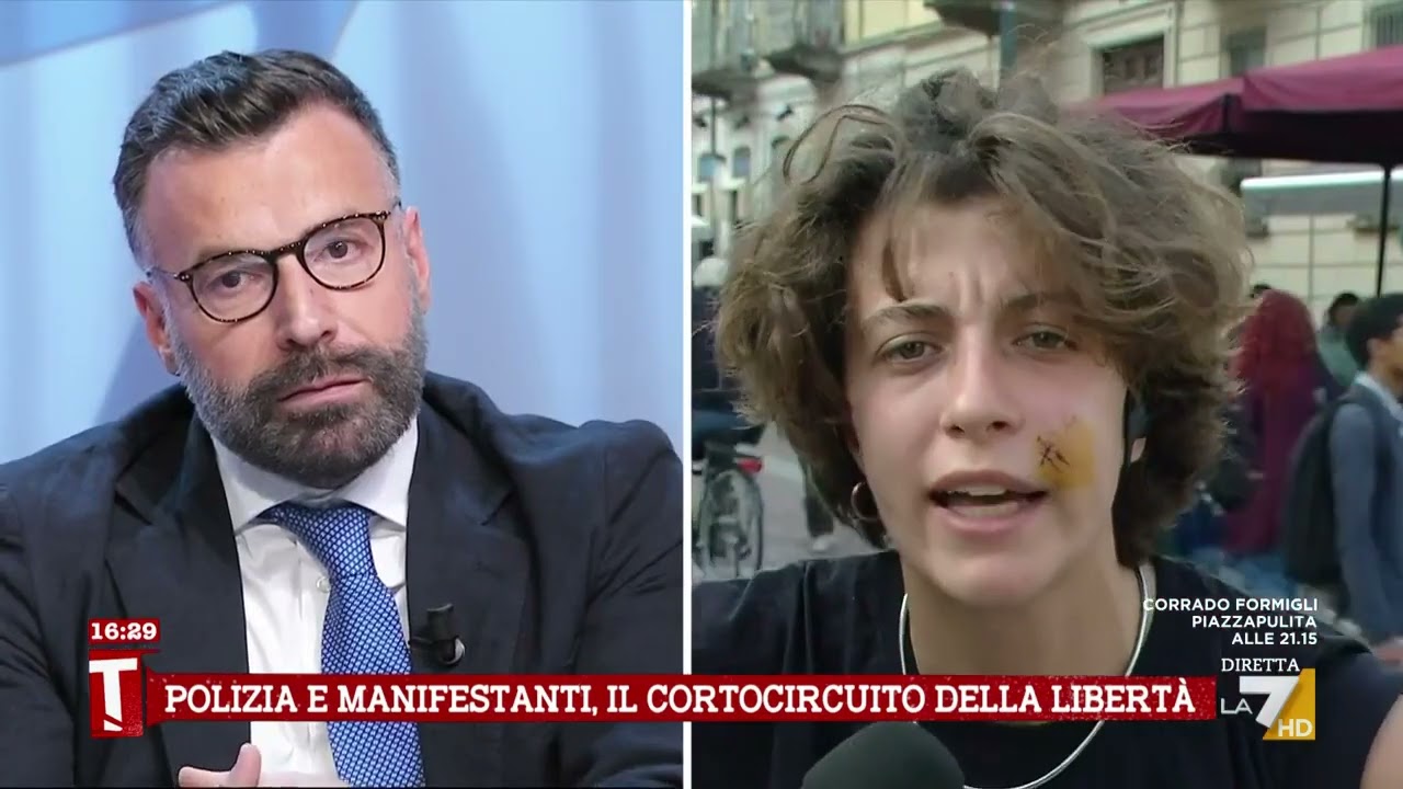 Scontri di Torino, la studentessa Ada contro Zan: 