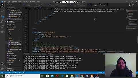 Project Membuat Blog Pribadi Menggunakan Framework Laravel