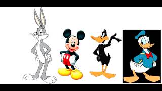 SE ESTA PORTANDO MAL bugs bunny pato lucas mickey y donald (IA COVER)