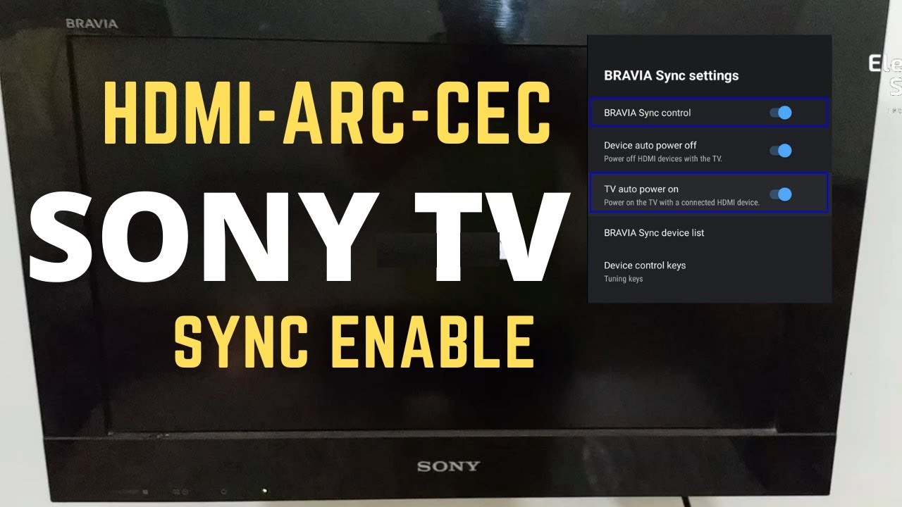 SONY BRAVIA CEC-HDMI-ARC ENABLE SETTINGS || SONY BRAVIA ARC SETUP -