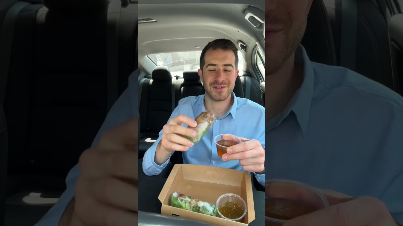 Trying Paper Rice Shrimp, Chicken & Pork Belly Spring Rolls