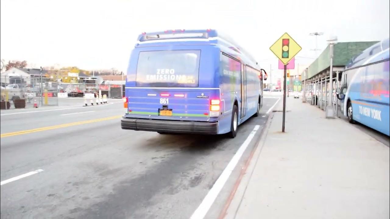 PANY&NJ 2022 60fps 2018 Proterra Catalyst BE40 E2 861 on Airline