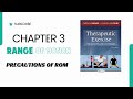 Precautions and Contraindications of Range of Motion exercises |Therapeutic exercises Chapter 3