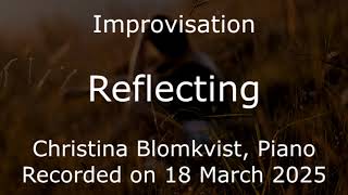 Piano improvisation: Reflecting