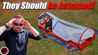 This Is What a Poorly Designed Bivy Looks Like - Alps Mountaineering Stealth 1 Person Bivy Tent