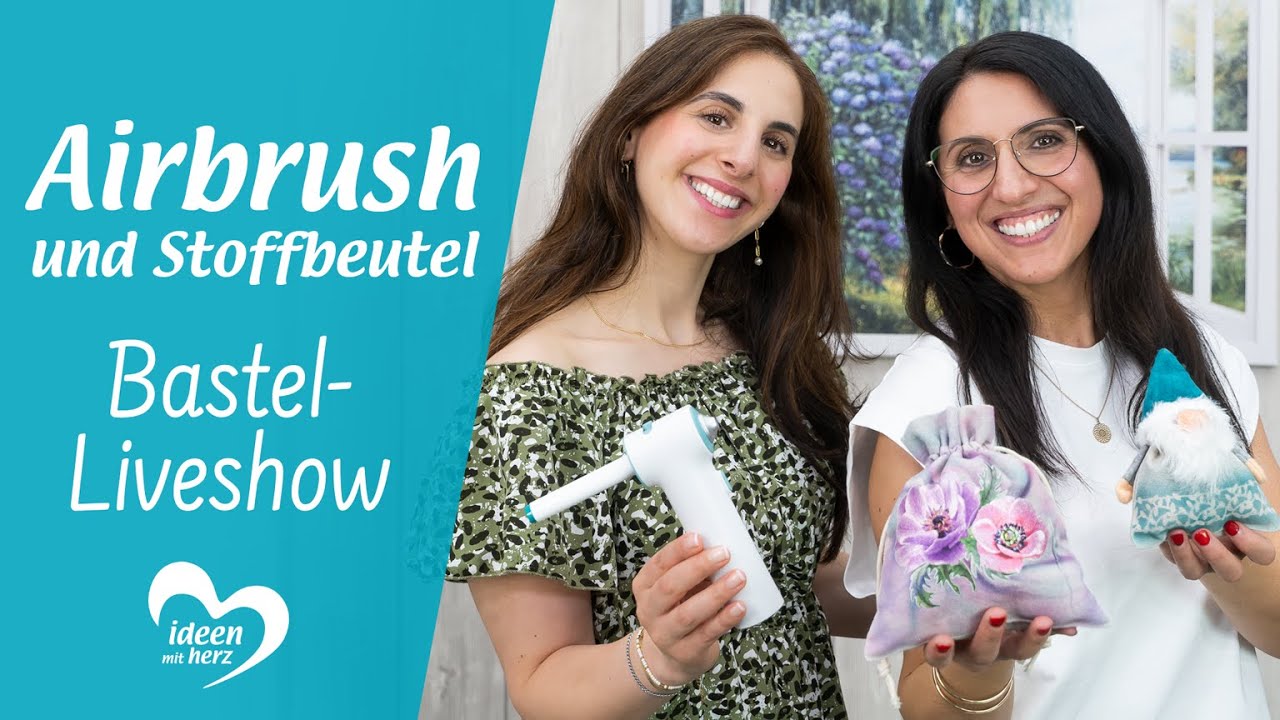 Airbrush & Stoffbeutel - Bastel-Liveshow (02.09.2024)