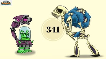 Tower defens/Tower Conquest :gameplay walkthrough best team part 341 (ios, android&pc)