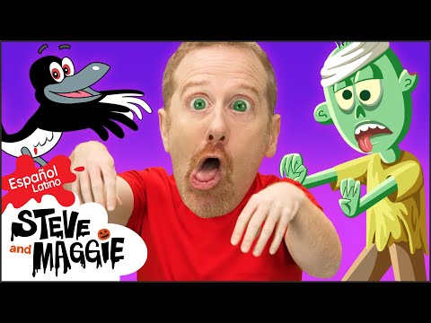 Halloween Las Ruedas del autobús + MÁS para niños con Steve and Maggie Español Latino
