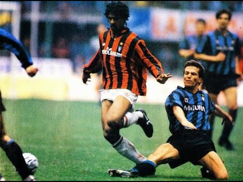 Frank Rijkaard Vs Lothar Matthaus Vs Inter Milan Serie A 90 91 