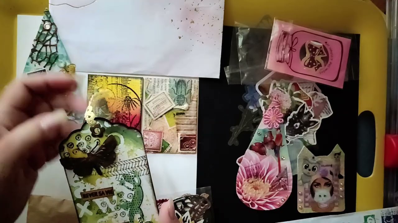 Ouverture de courrier / gouttes de l'amitié @couleursetcreations4196 @chrystelle50-c5m