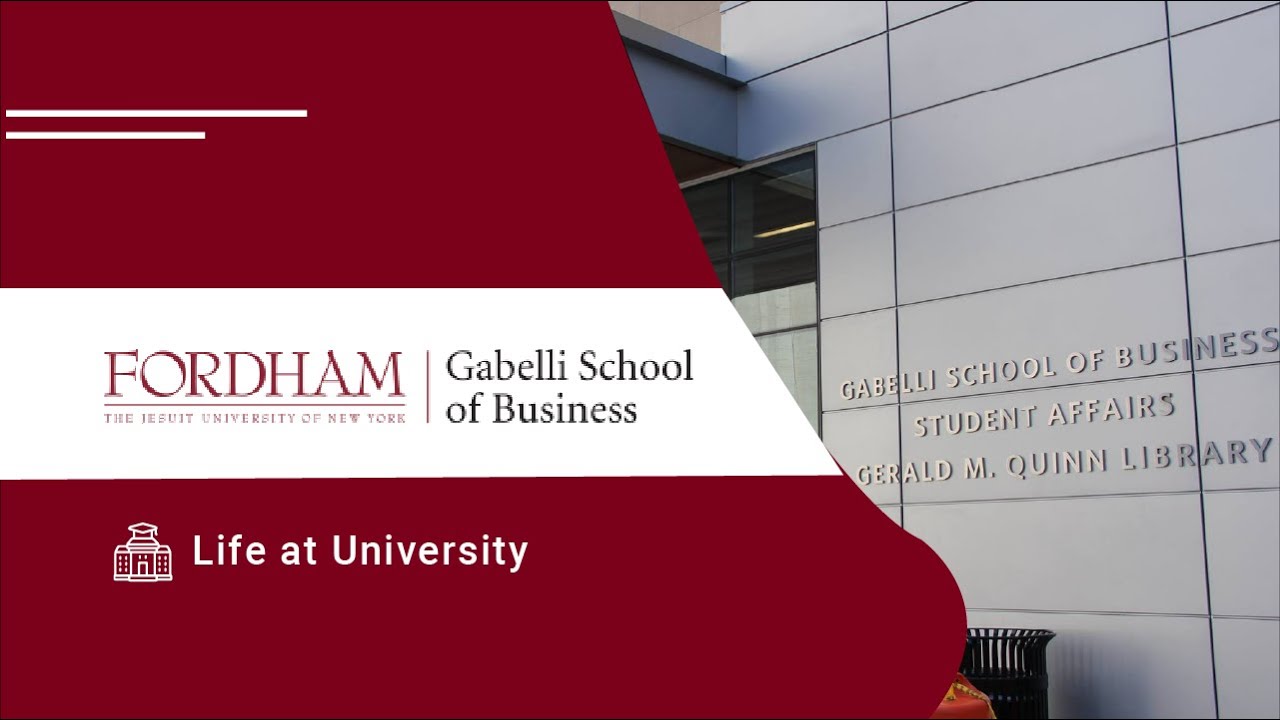 Living and Studying at Fordham Gabelli School of Business