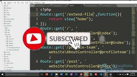 extends layout in laravel 7x