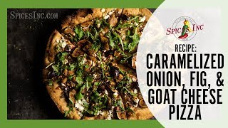 Caramelized Onion, Fig & Goat Cheese Pizza