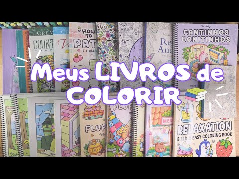 MY COMPLETE COLLECTION OF COLORING BOOKS! 📚 Tour of My Books | My Coloring Books Collection