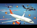 Airplane Crashes &amp; Shootdowns #37 | Besiege