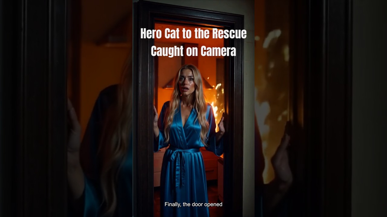 Hero Cat to the Rescue – Caught on Camera 