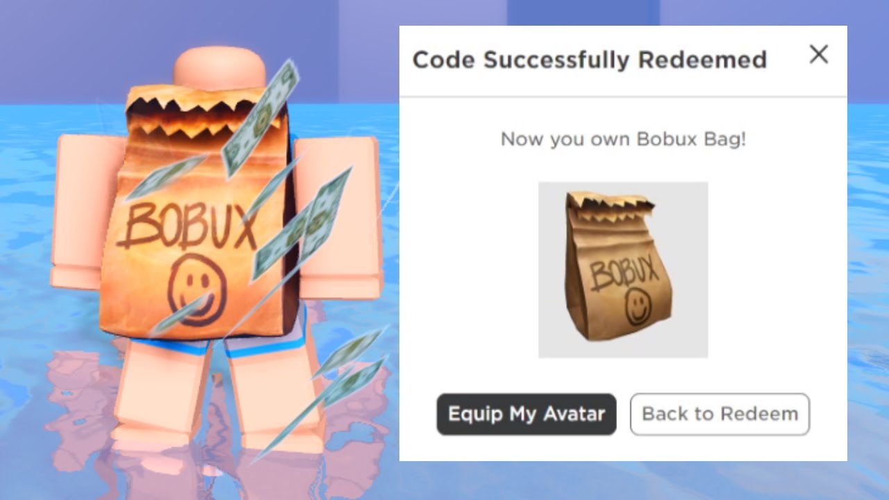 Bobux Bag Roblox Promo Code