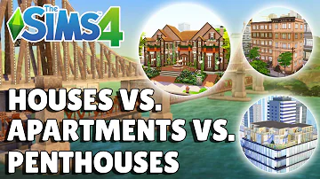 Můžete v Sims bydlet v apartmánech?