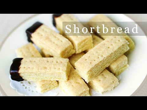 3-Ingredient Shortbread Recipe 쇼트브레드 쿠키 만들기 Christmas Gift Ideas 크리스마스 선물 - 한글 자막