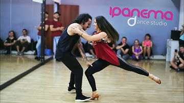 Carlos Oliveira and Oksana Zemtsova. Zouk demo. (All I Have)