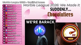 Marble League 2026: We Made It