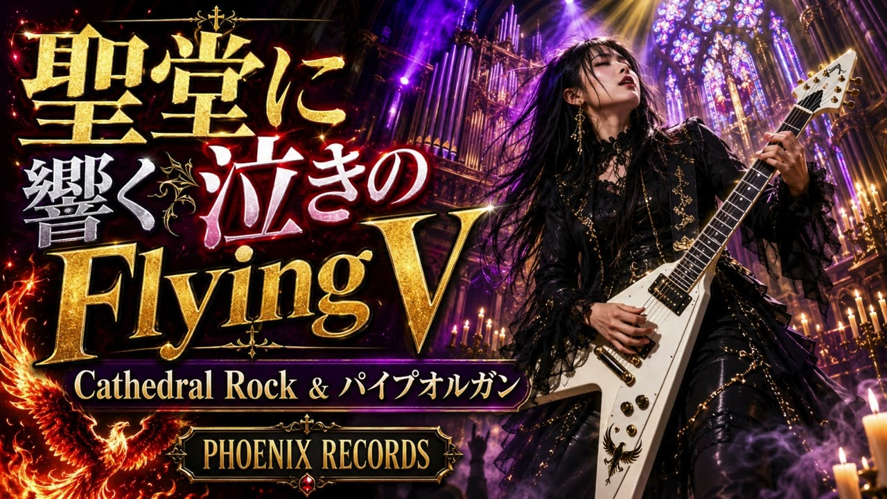 聖堂に響く泣きのFlying V｜Cathedral Rock & パイプオルガン｜Michael