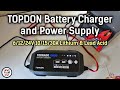 TOPDON Battery Charger Review Part 1 - Features &amp; Initial Testing