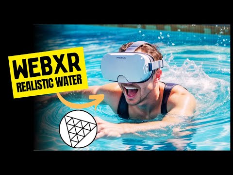 WebXR Water created with Threejs for MetaQuest 3 - video thumbnail