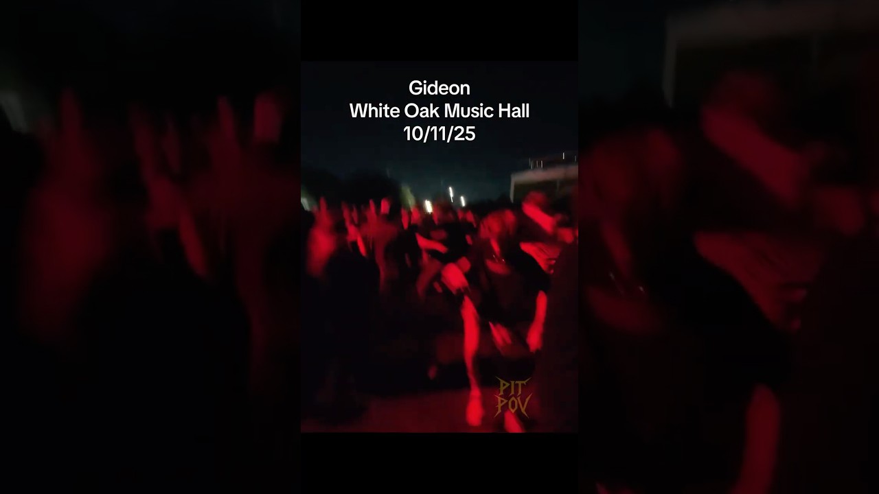 Gideon moshpit at White Oak Music Hall Houston