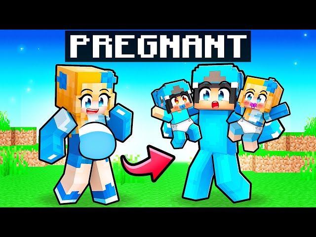 Crystal is PREGNANT with TWINS In Minecraft! class=