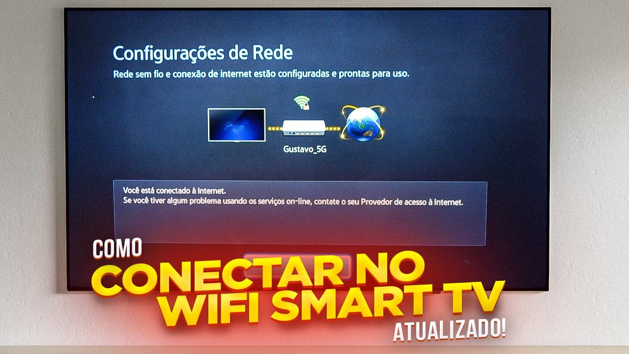 Como CONECTAR WIFI na SMART TV - YouTube