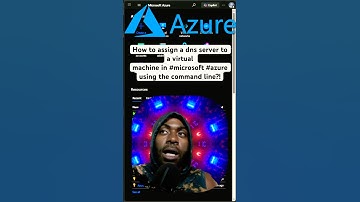 How to assign a dns server to a virtual machine in #microsoft #azure using the command line?!