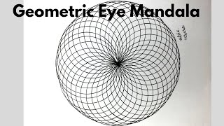 Create a vortex mandala drawing l Symmetrical Geometric Symbol l geometric torus mandala drawing
