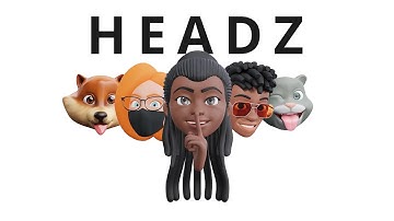 Preview of HEADZ library (3D emojis)