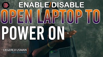 How to Enable or Disable flip to boot on LENOVO, etc.