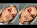 ORANGE EYESHADOW HALO EYE TUTORIAL | ELLE JAMES MAKEUP