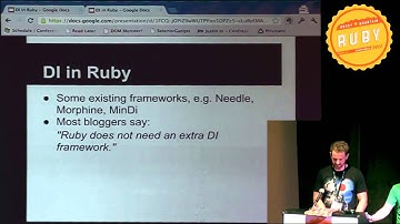 Rocky Mountain Ruby 2012 - Dependency Injection by Johannes Tuchscherer