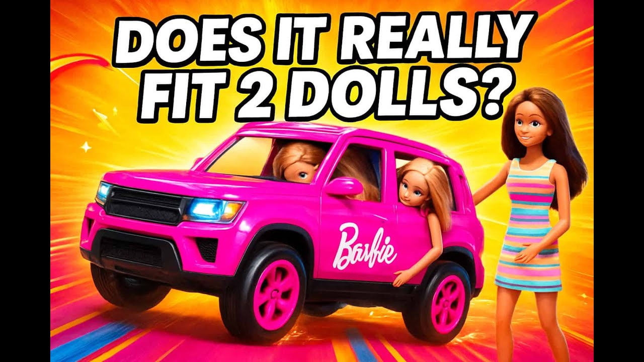 Barbie Hot Wheels RC SUV — Fast & Functional or Just a Cute Prop? (Does it really fit 2 dolls?)