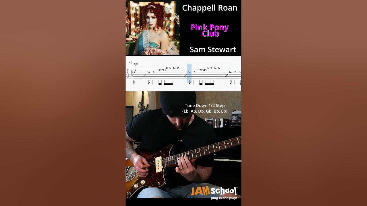 Chappell Roan Pink Pony Club Guitar Solo with TAB