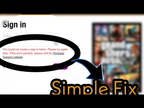 How to FIX ROCKSTAR GAMES LAUNCHER LOGIN TOKEN ERROR(Could not get a sign in token)