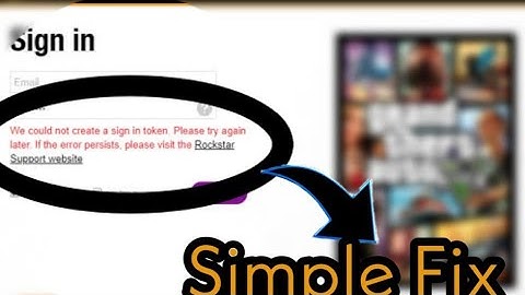 How to FIX ROCKSTAR GAMES LAUNCHER LOGIN TOKEN ERROR(Could not get a sign in token)