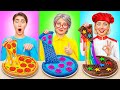 自分 vs おばあちゃんの料理チャレンジ | 面白いフードハック Candy DO