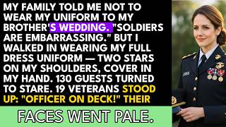 My Family Told Me Not to Wear My Uniform to My Brother's Wedding — Then 19 Veterans Stood Up:...