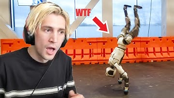 xQc SHOCKED Reacting to the FUTURISTIC Boston Dynamics Robots