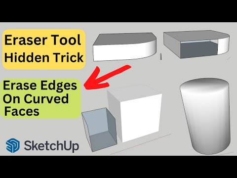 Best Hidden Tricks of Eraser Tool | Most Useful Feature | Sketchup Tutorials