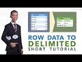 Grouping Same Rows into a Delimited Data | Short Tutorial | Excel Sifu