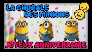 Chanson Joyeux Anniversaire Minions 2023