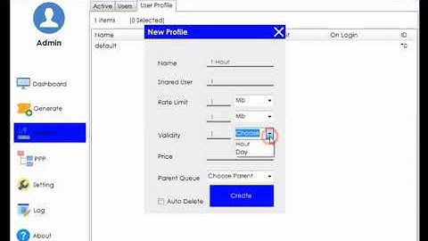 Create Profile Plans in M-Tik
