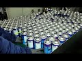 Anti-lubricant spray mass production factory. Combustible spray manufacturing process